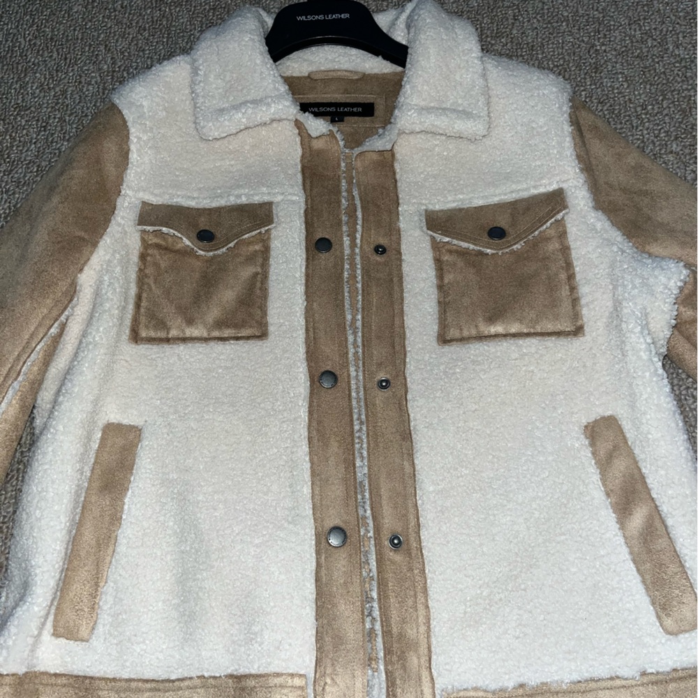 Wilson leather Sherling jacket
